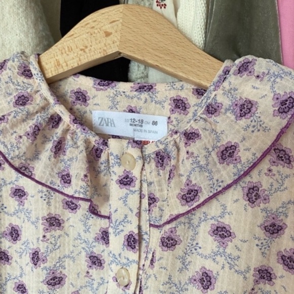 Zara Baby Girl floral ruffle dress - Picture 3 of 4